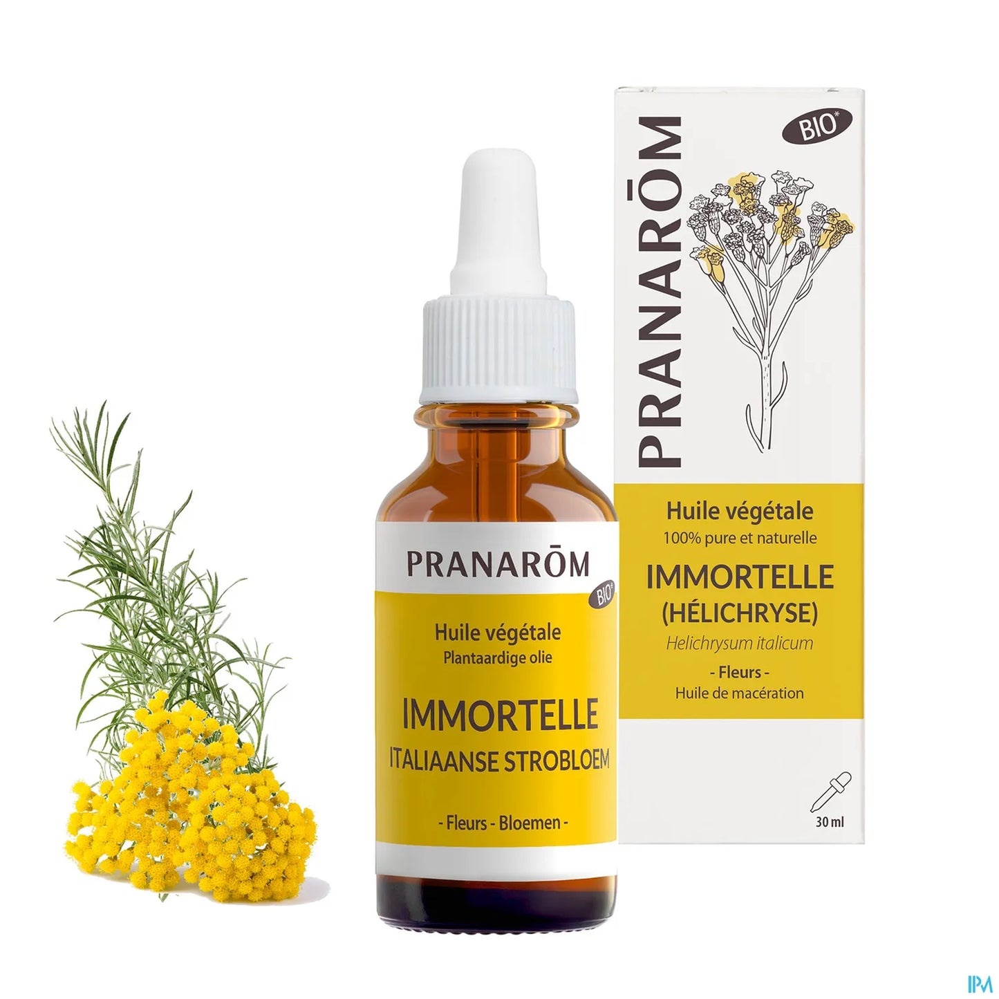 Organic Vegetable Oil Immortelle Helichrysum Italiana 30ml