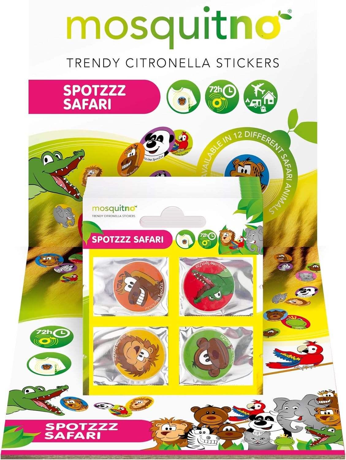 Stickers Anti-Moustiques Citronnelle 30 Unités