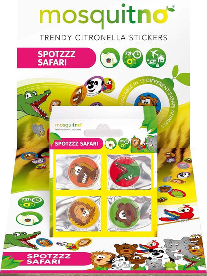 Stickers Anti-Moustiques Citronnelle 30 Unités