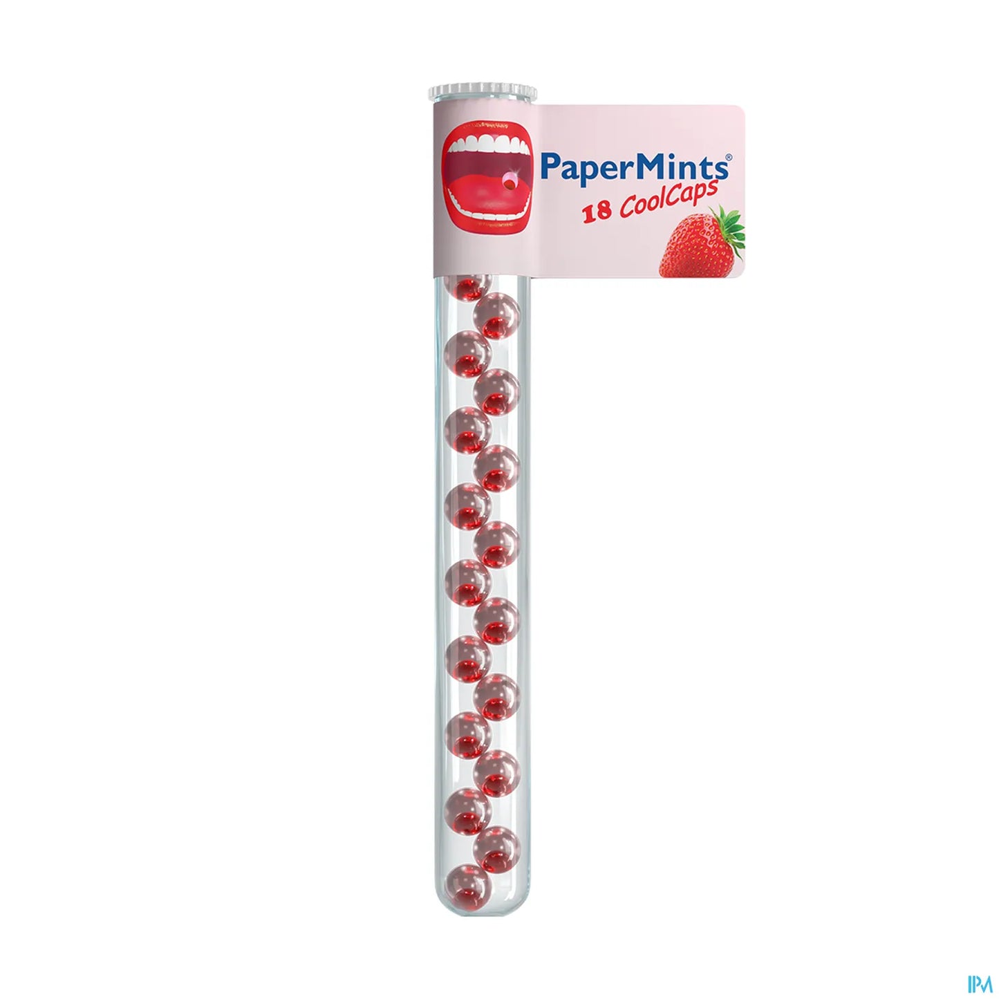 Papermints Cool Fraise Caps Boite de 18