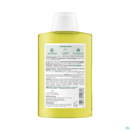 Shampoing Légèreté Assainissant 200ml Cedrat Cheveux Normaux