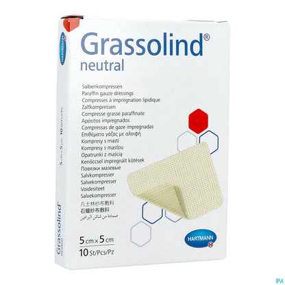Grassolind Neutral 5 cm x 5 cm boîte de 10