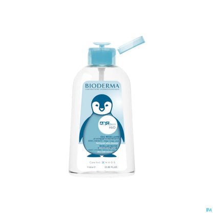 ABCDerm H2O Solution Micellaire 1L avec Pompe