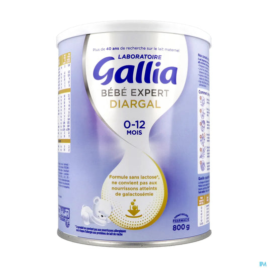 Bébé Expert Diargal Lait en Poudre Sans Lactose 800g