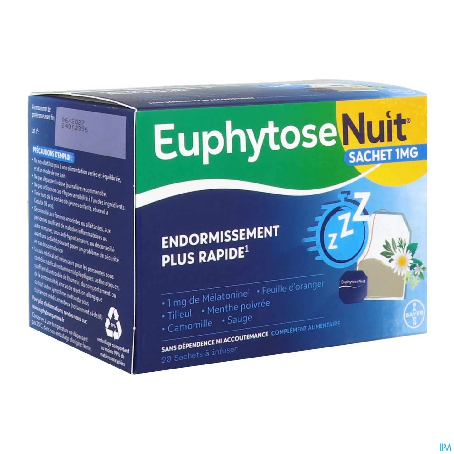 Euphytose Night Infusion 20 Bustine