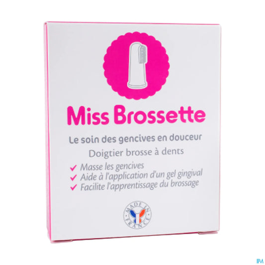Miss Brossette Doigtier Brosse à Dents Boîte 1 Brossette