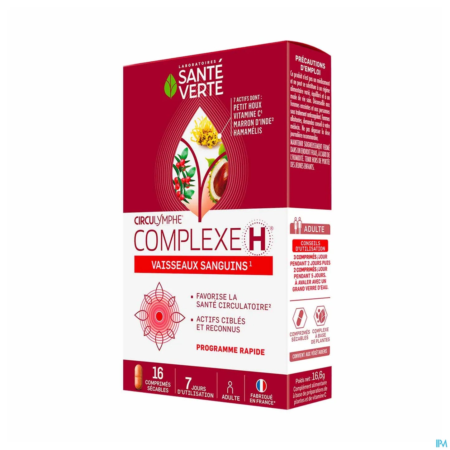 Compresse Circulymphe Complex H, confezione da 16