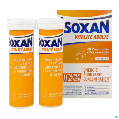 Vitalité Adulte 20 Comprimés Effervescents