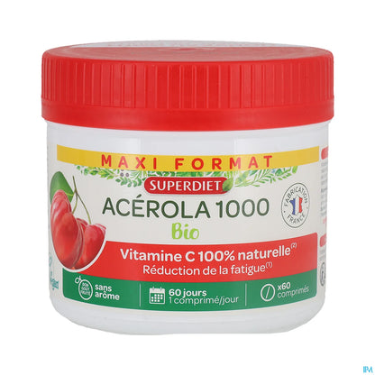 Acérola 1000 Bio 60 Comprimés