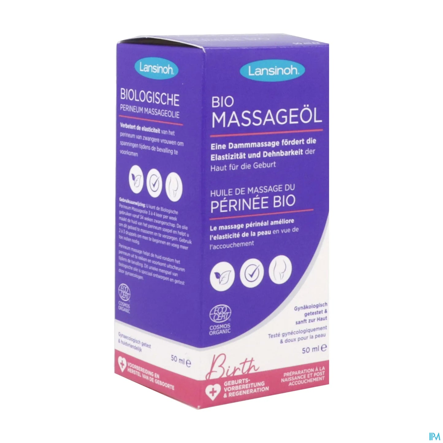 Huile de Massage du Périnée Bio 50ml