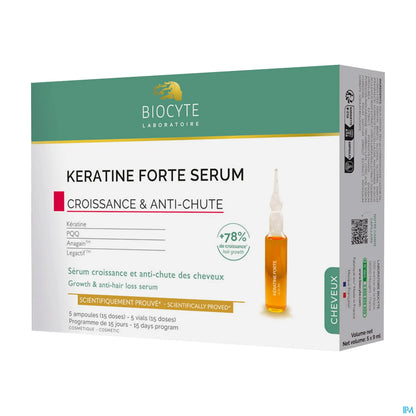 Keratine Forte Anti-Hair Loss Serum 5 Ampoules 9ml