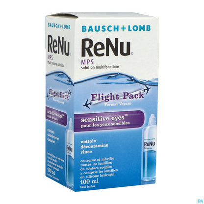 Bausch &amp; Lomb ReNu MPS Soluzione multiuso per occhi sensibili formato da viaggio 100 ml