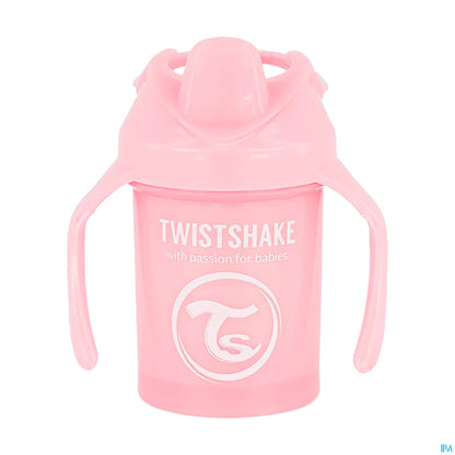 Twistshake Tasse Mini Cup Rose 230 mL 4 Mois et Plus