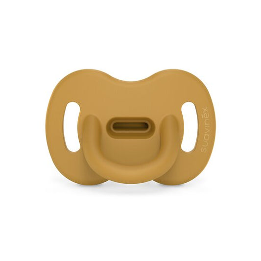 Sucette Anatomique Réversible Essence Silicone 6-18 Mois Jaune Moutarde