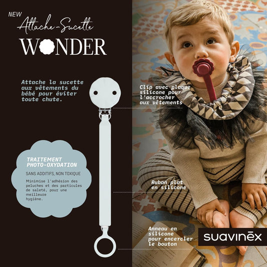 Wonder Cork Silicone Pacifier Clip