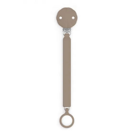 Wonder Raw Umber Silicone Pacifier Clip