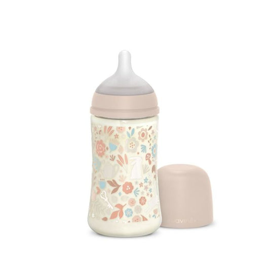 Wonderland Liberty baby bottle 270 ml Flusso Medio Rosa