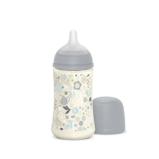 Wonderland Liberty Baby Bottle 270 ml Flusso Medio Blue