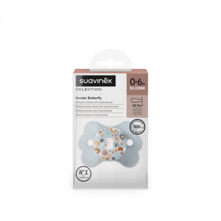 SX Pro Wonderland Pacifier 0-6M Silicone Blue
