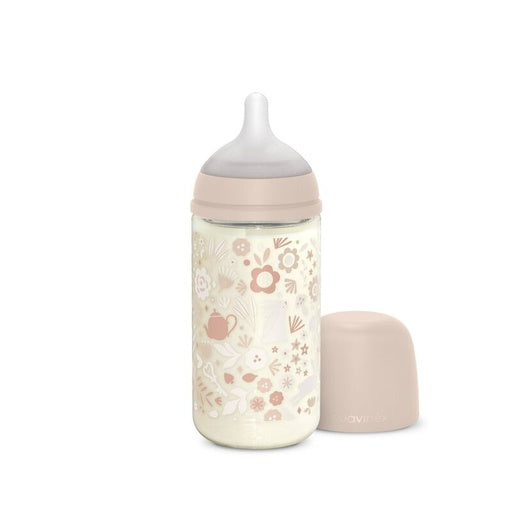 Bib Glass Wonderland Liberty 240ml Pink