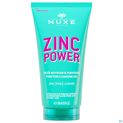 Gel detergente purificante Zinc Power Tube da 150 ml