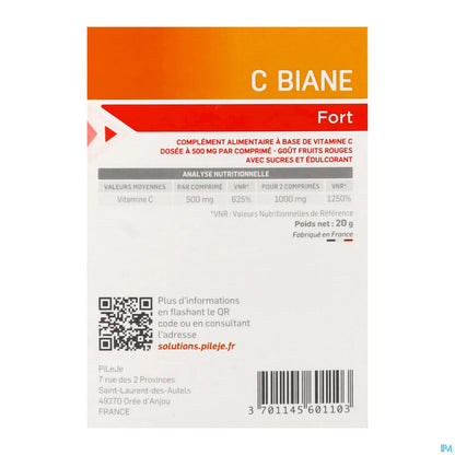 C Biane Fort 12 Comprimés à Croquer