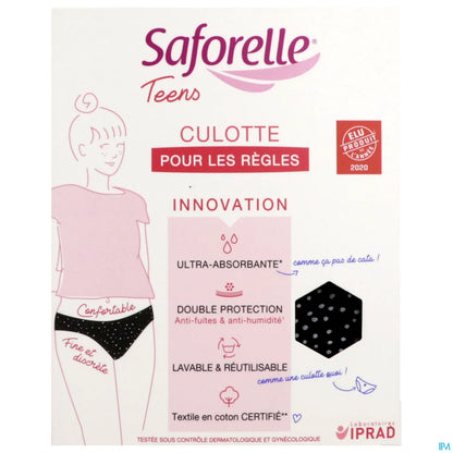 Teens Culotte pour les Règles Taille 12 Ans Absorbante Lavable