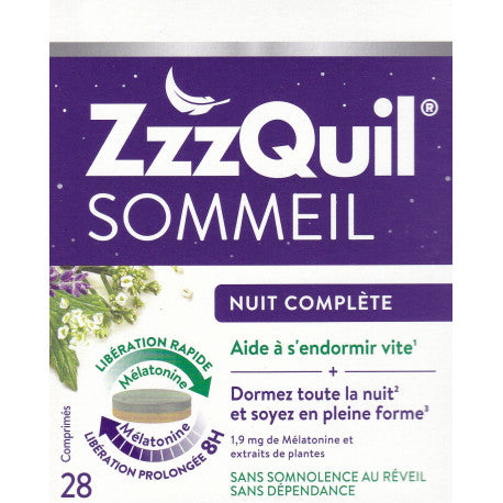 Sommeil Nuit Complète Comprimés 28