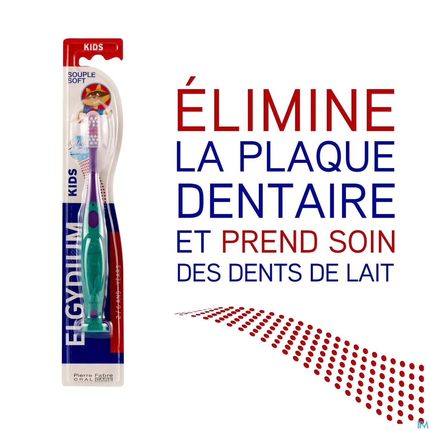 Kids Brosse à Dents Souple 2-6 Ans Violet 1 Pièce