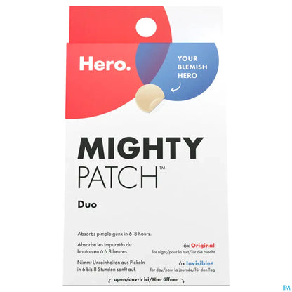 Mighty Patch Duo Anti-Acne 12 Patchs Hydrocolloides
