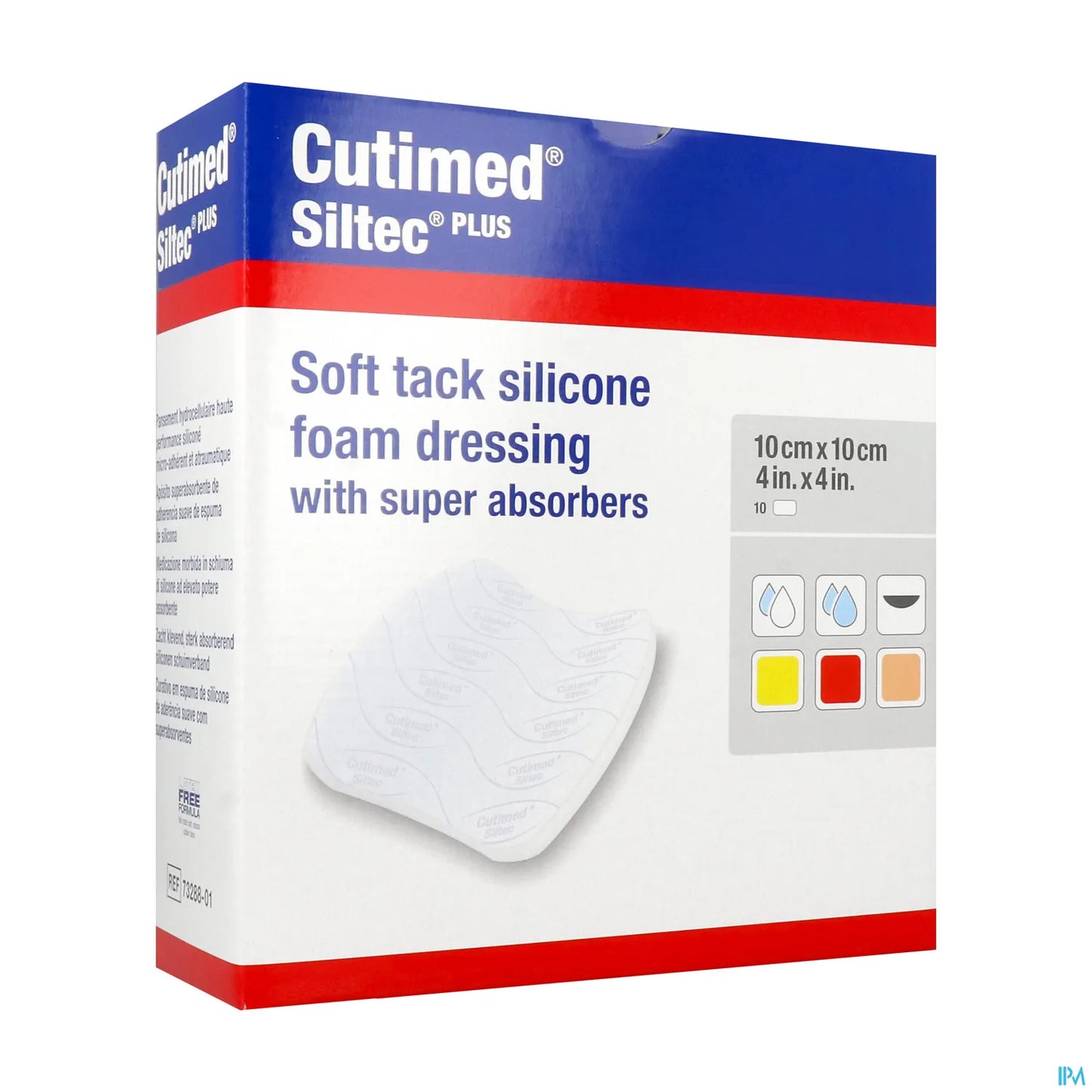 Siltec Plus 10 x 10 cm Boîte de 10