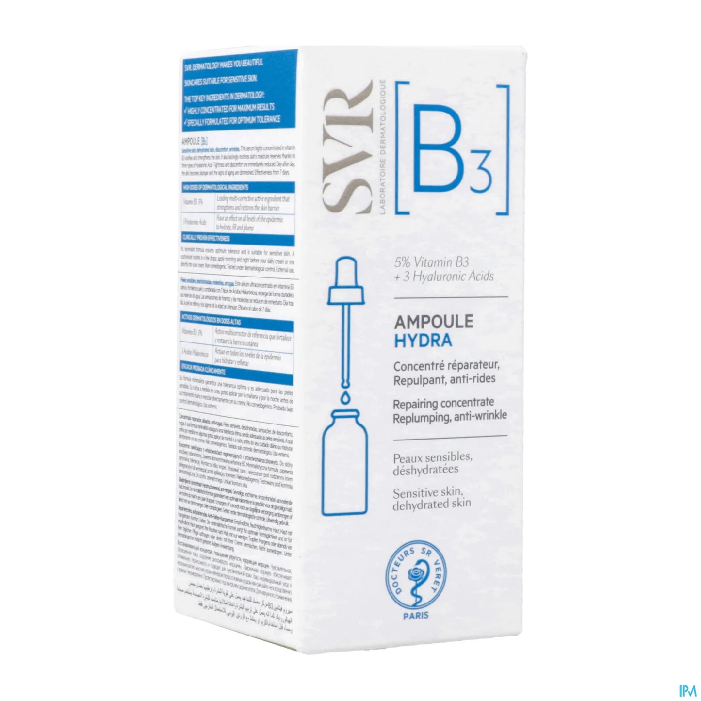 Ampoule Hydra B Hydratante 30ML Peaux Sensibles