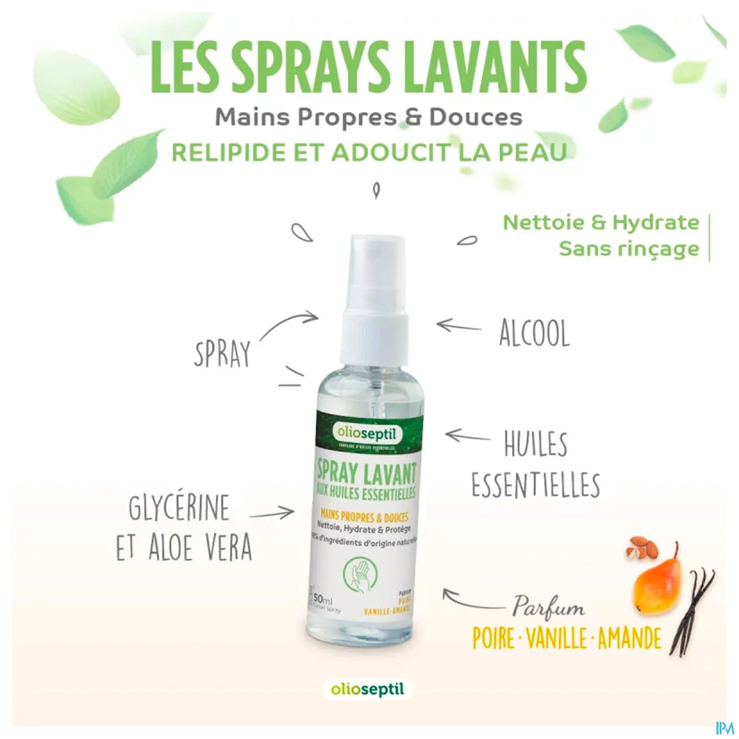 Spray Lavant Poire-Vanille 50ml