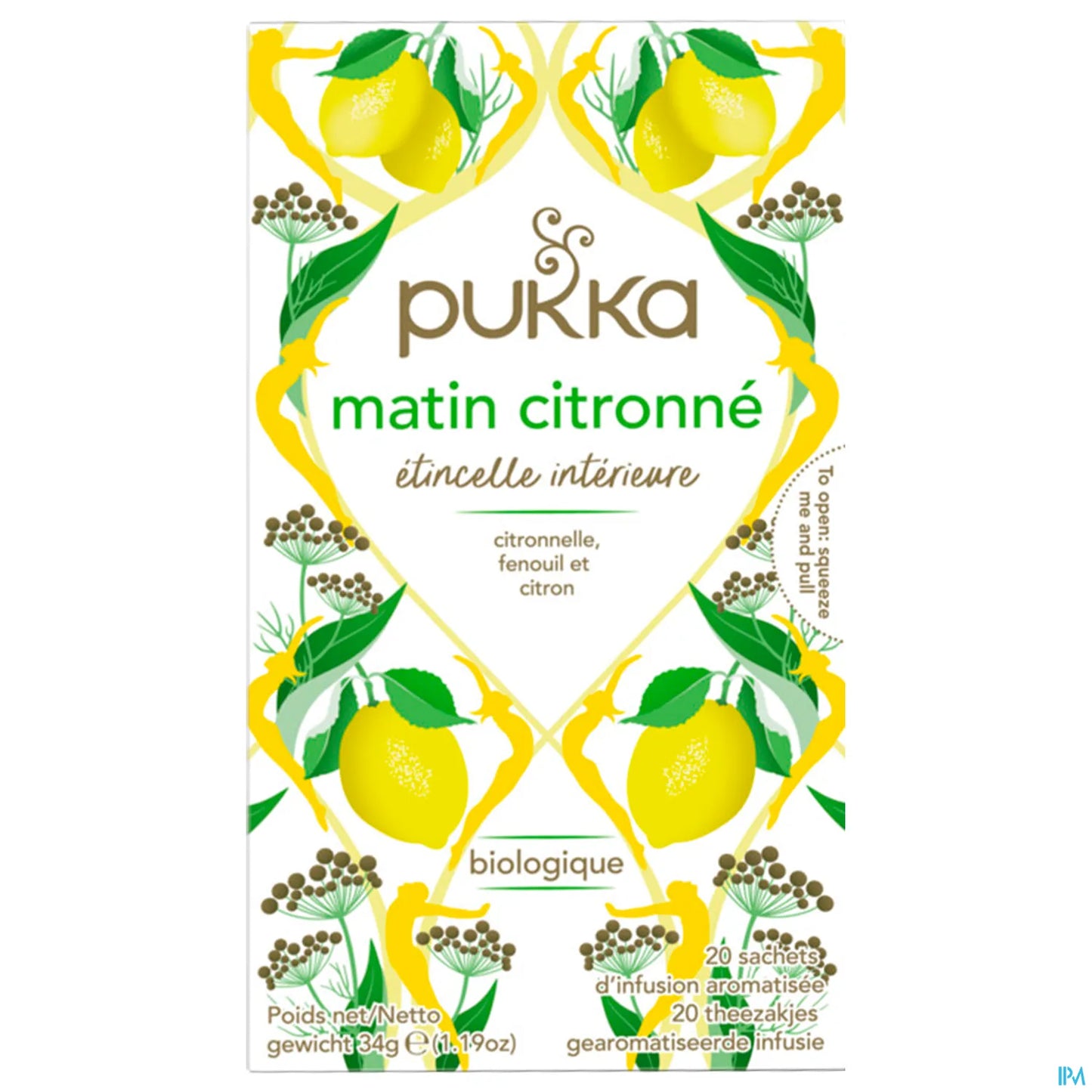 Infusion Matin Citronné Bio 20 Sachets