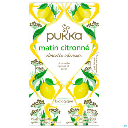 Infusion Matin Citronné Bio 20 Sachets