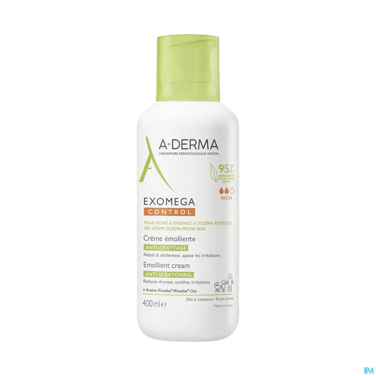 Exomega Control Anti-Itch Emollient Cream 400ml