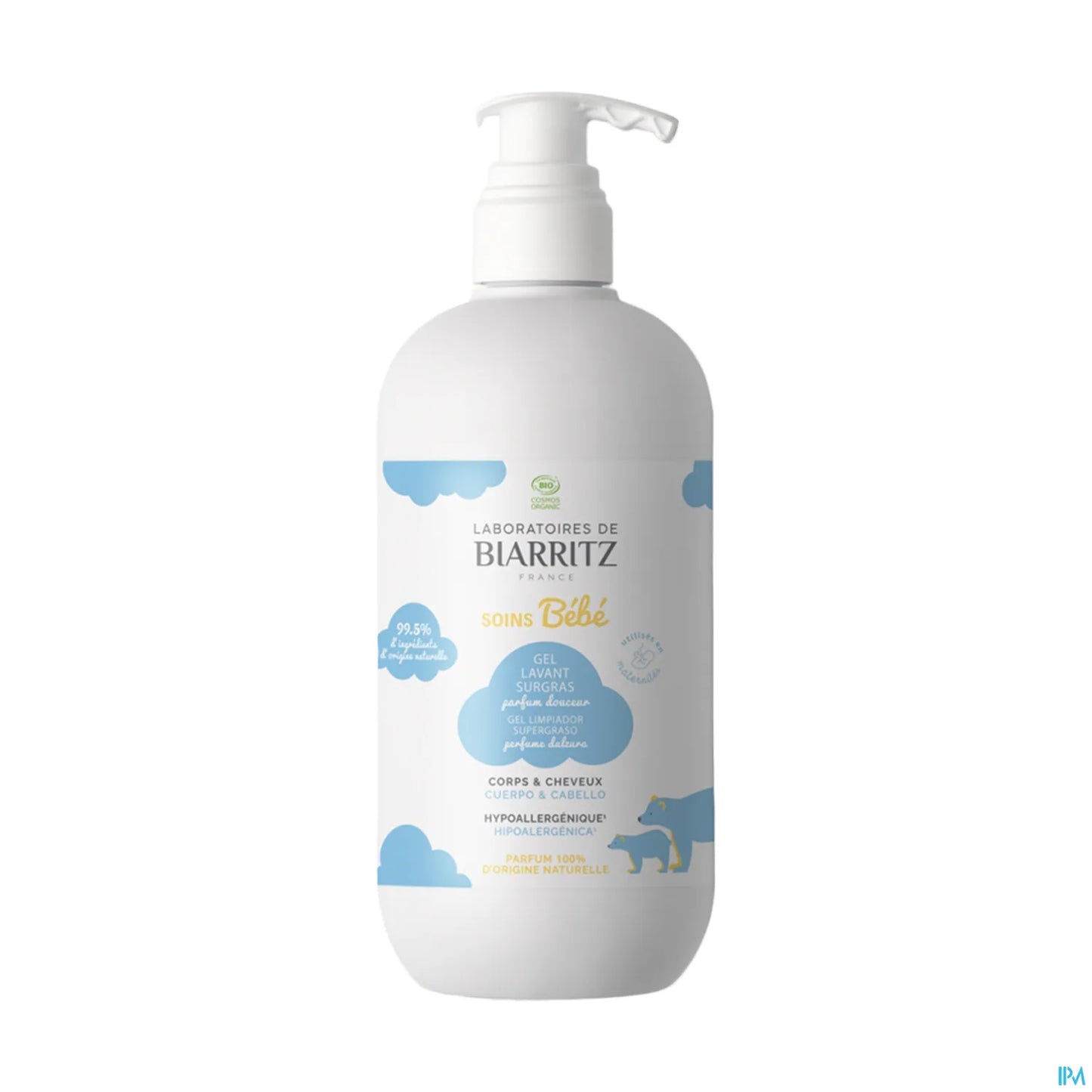 Soin Bébé Gel Lavant Surgras Parfum Douceur Bio 500ml