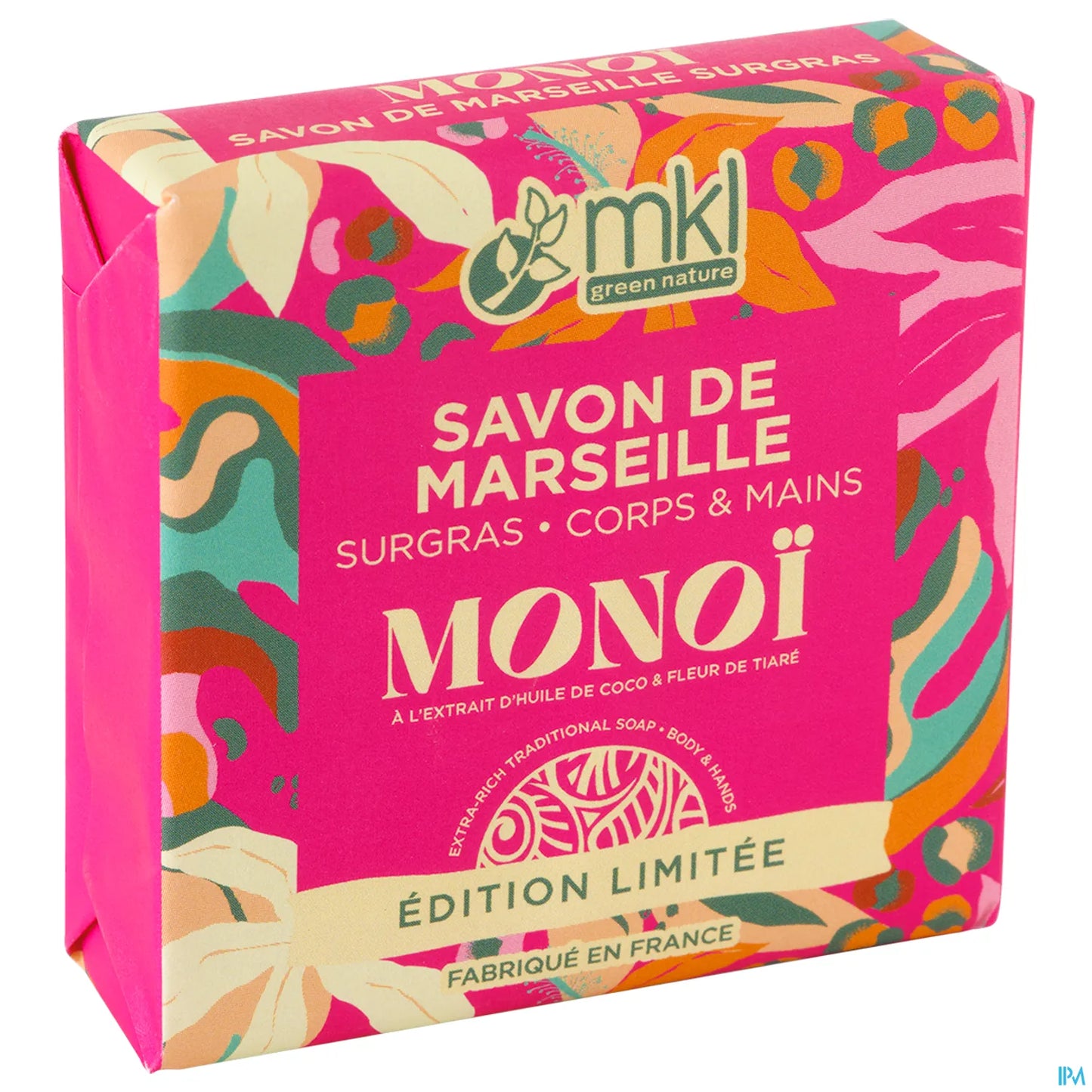 Green Nature Savon De Marseille Surgras Monoï 100g Édition Limitée