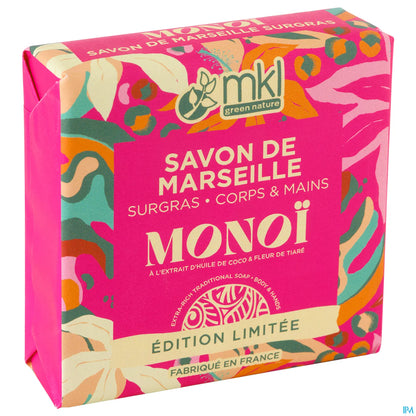 Green Nature Savon De Marseille Surgras Monoï 100g Édition Limitée