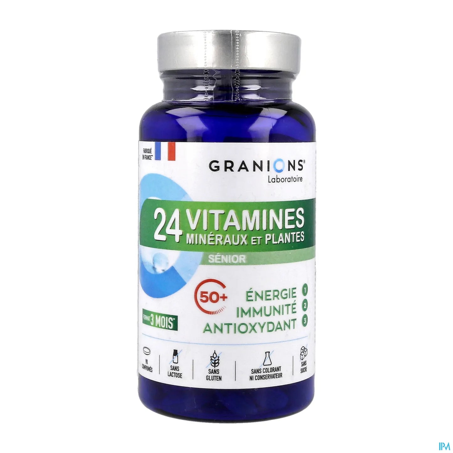 24 Vitamines Minéraux Et Plantes Sénior 90 Comprimés