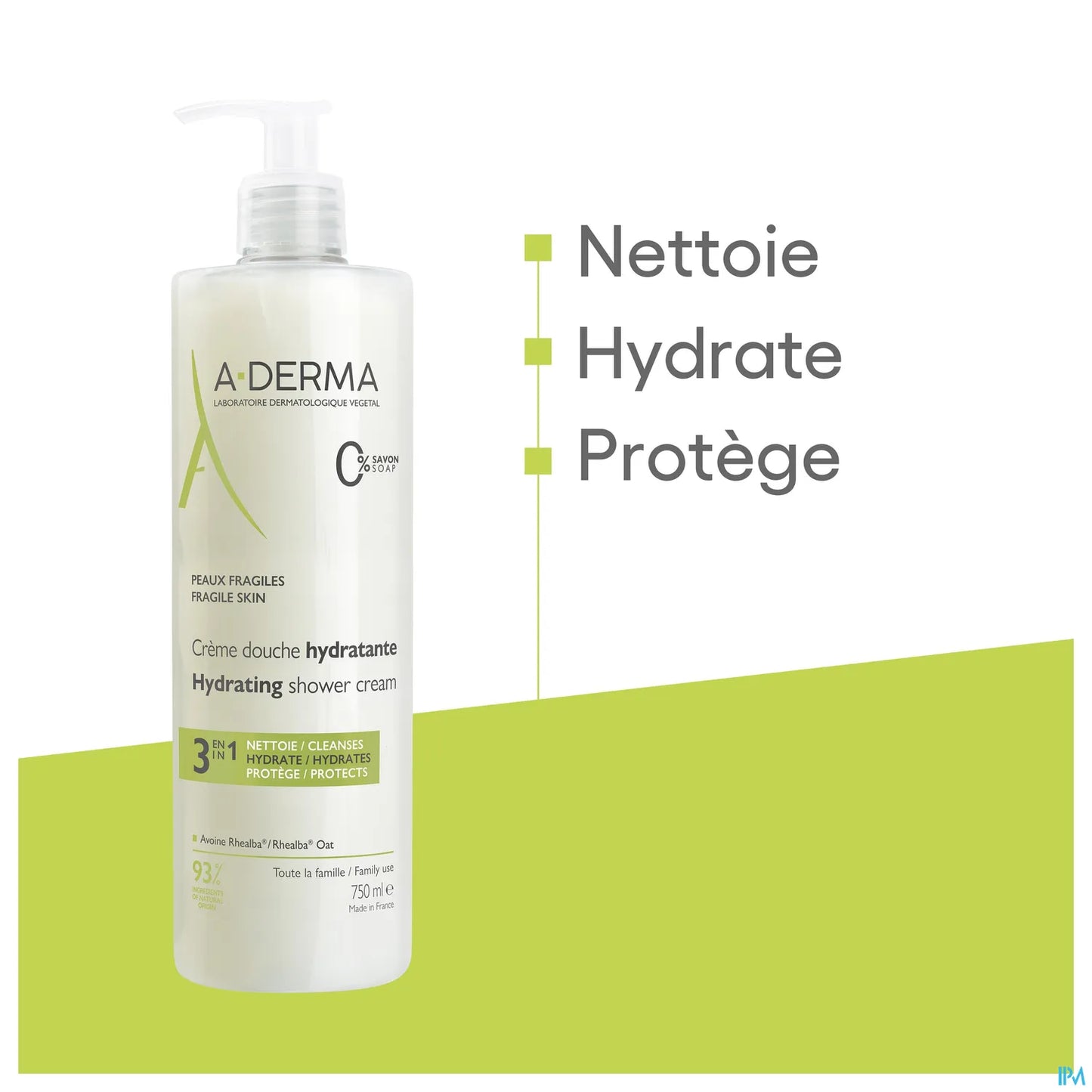 Crème Douche Hydratante 3 en 1 750 ml