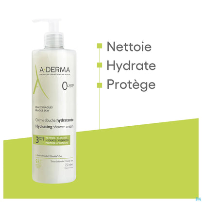 Crème Douche Hydratante 3 en 1 750 ml