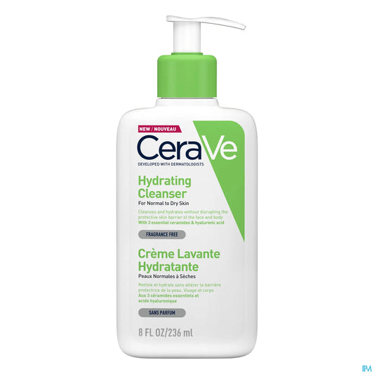 Crème Lavante Hydratante Pour Peau Normale à Sèche 236ml