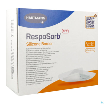 RespoSorb Silicone Border Pans 8x8cm B/10