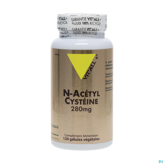 N-Acétyl Cystéine 280mg 120 Gélules Végétales