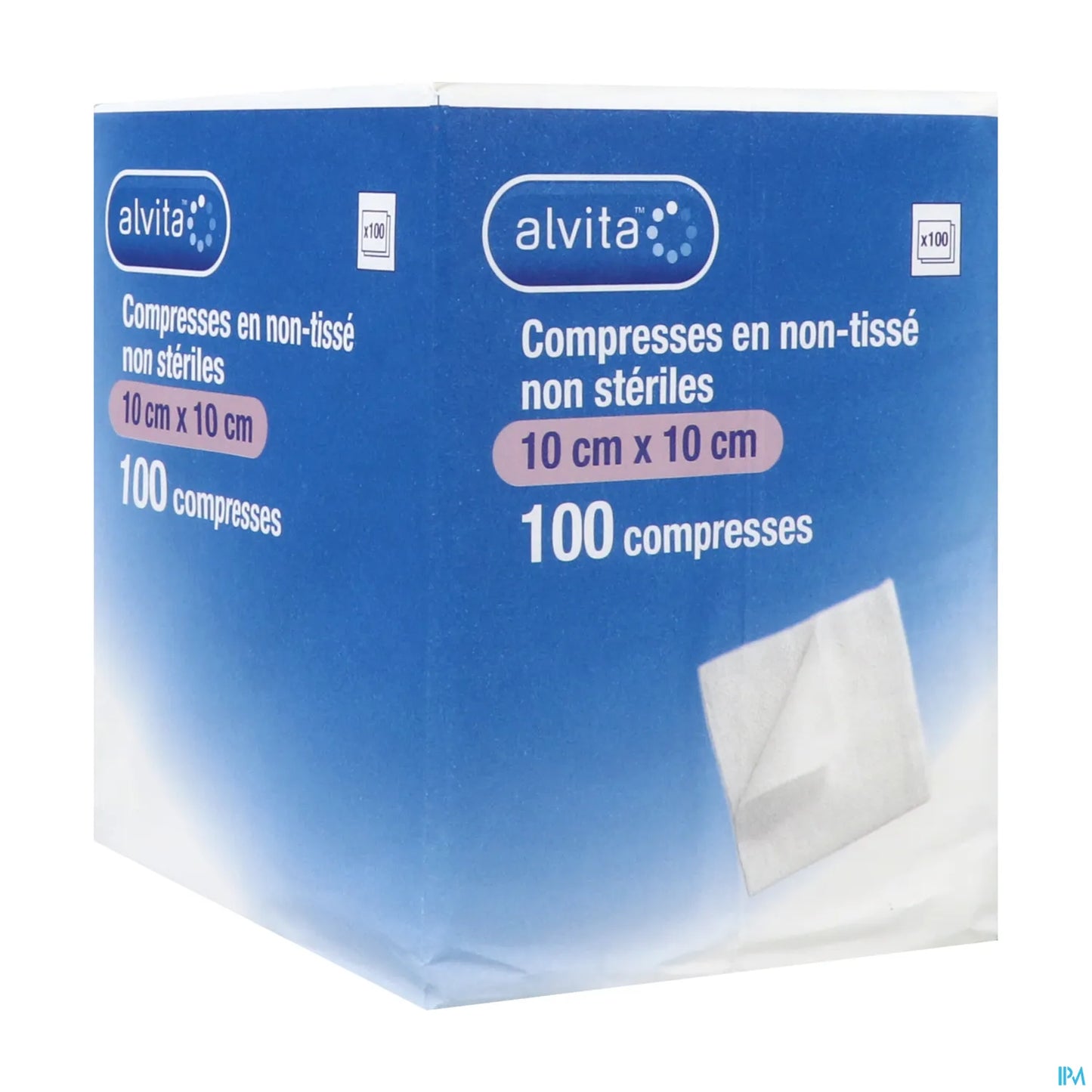 Compresse Non Tissée 10x10 cm 100 Unités