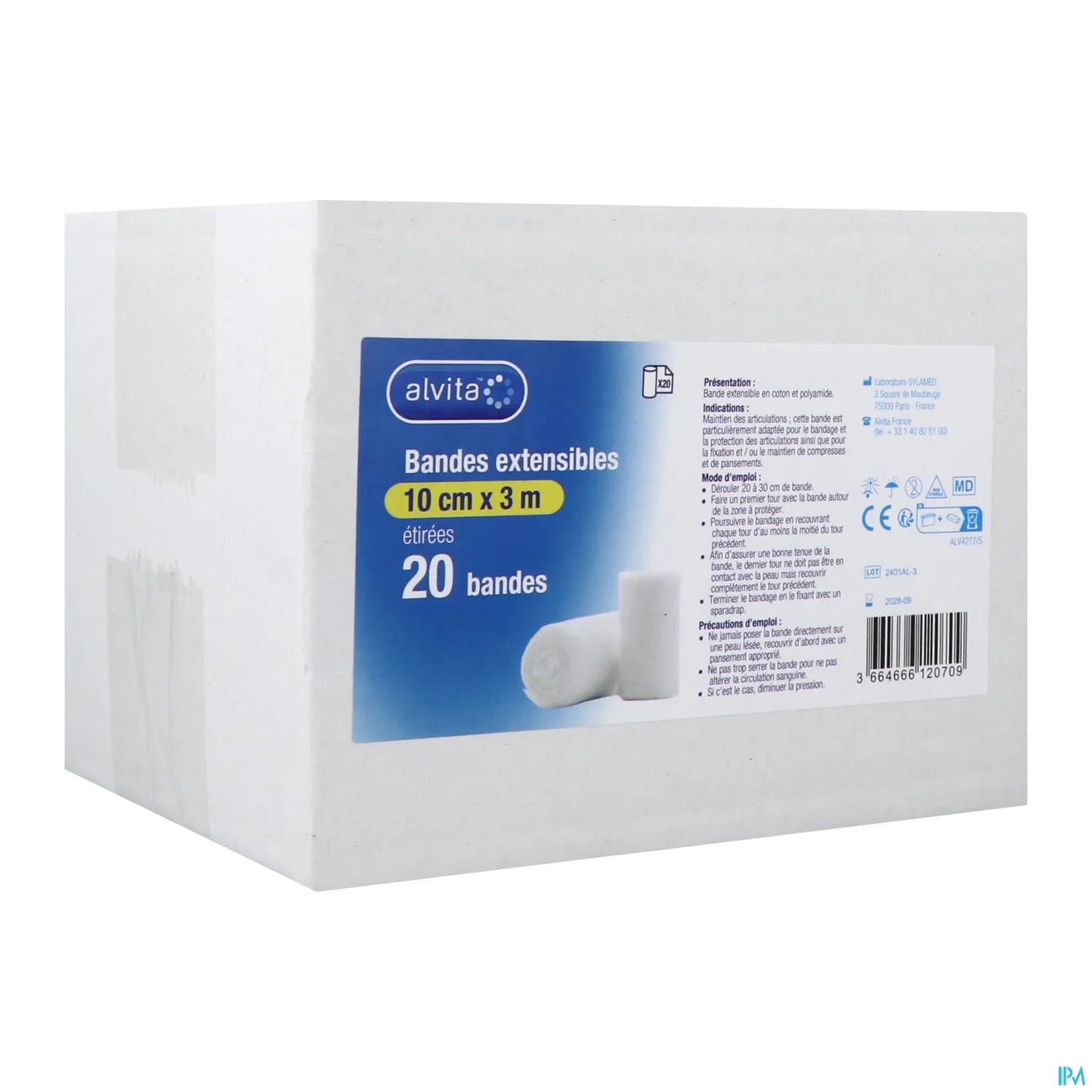 Fascia elastica 10 cm x 3 m 20 unità