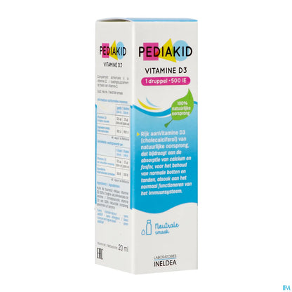 Ineldea Pediakid Vitamin D3 200 IU 20ml
