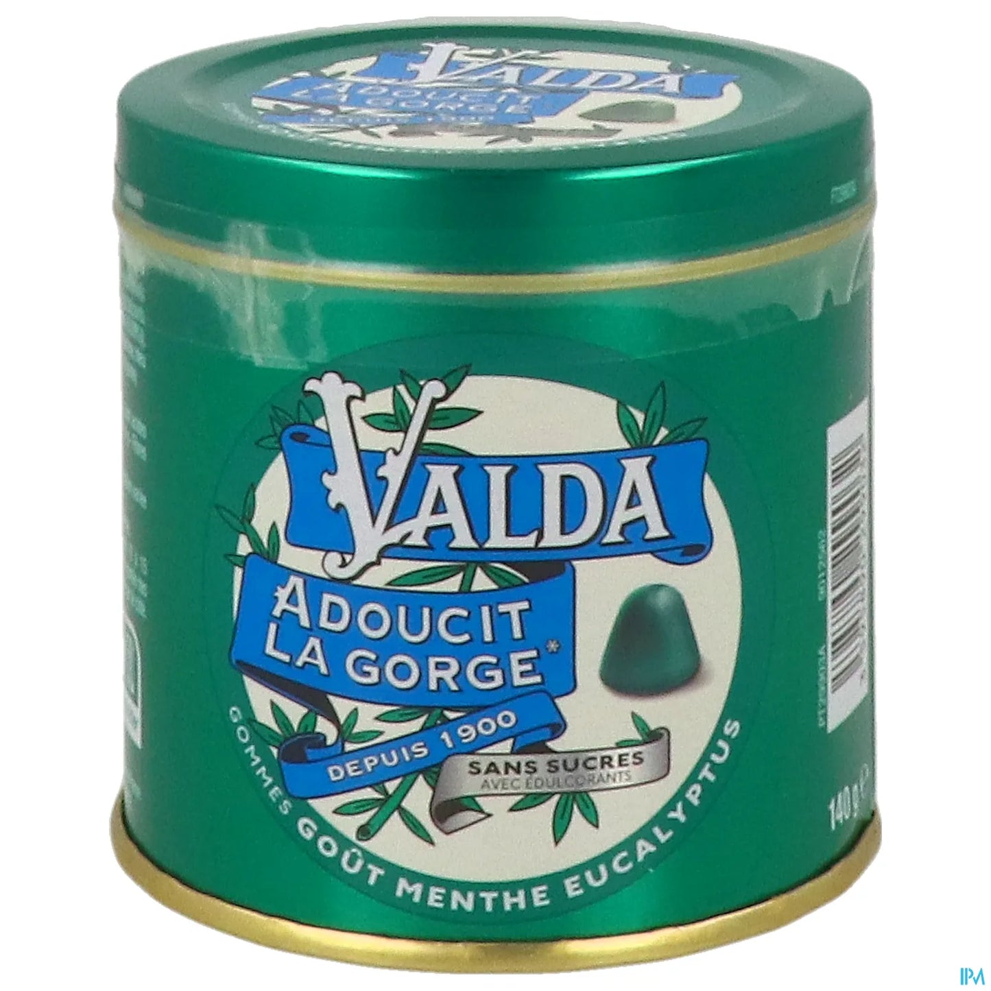 Valda Gommes Sans Sucres Goût Menthe Eucalyptus 140g