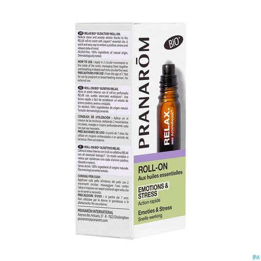 Aromaboost Relax Roll-On Bio aux Huiles Essentielles 5ml